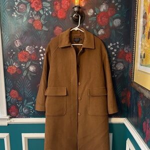 Pendleton Brown Wool Trench Coat